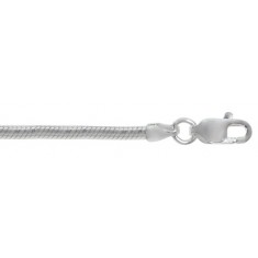 0.8mm Snake Chain - 14" - 24" Length, Sterling Silver